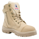Steel toe cap detail on Southern Cross Zip work boot available at Kustom Workwear.