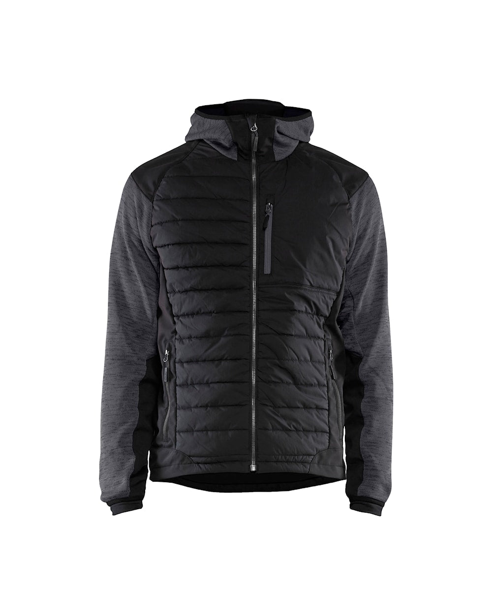 Blaklader 5930 Hybrid Jacket. Hybrid jacket features a thin but warm padding and a softshell fabric. Part of the Blaklader range at Kustom Workwear.