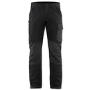 Blaklader 4-Way-Stretch Service Trousers 1422 - Black / Dark Grey