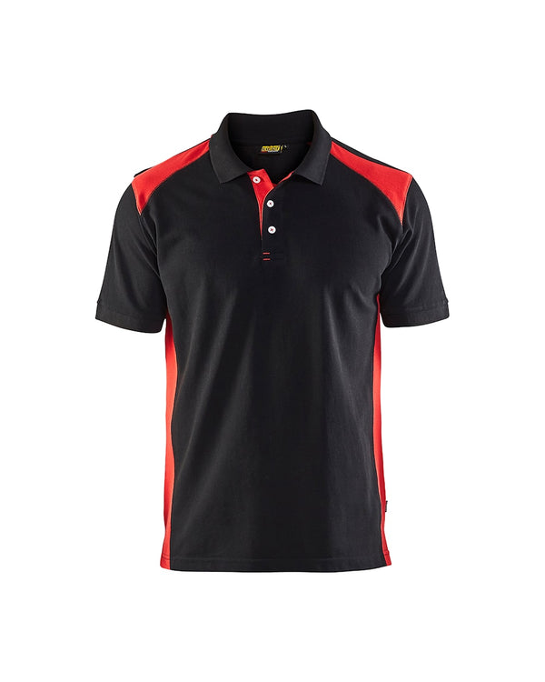 Blaklader 3324 Polo Shirt Black/Red