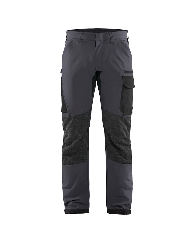 Blaklader 1422 4-Way-Stretch Service Trousers Mid Grey/Black