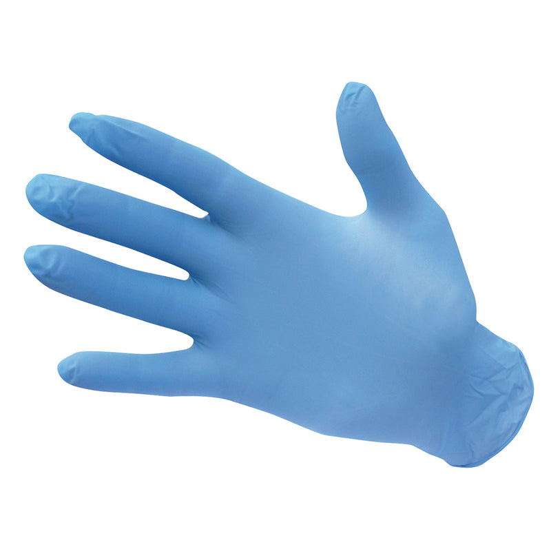  Powder Free Nitrile Disposable Glove Blue (BOX OF 100)