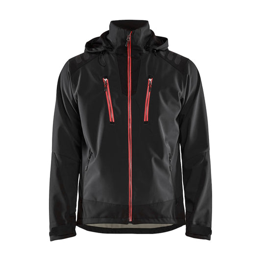 Blaklader Waterproof Coat 47492513. Red trim zip.