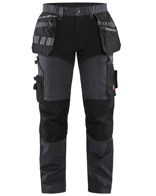 Blaklader 1599 Craftsman trousers with stretch. Incredibly comfortable and supple craftsman trousers. Shop online or in-store at Kustom Workwear Waterford.
