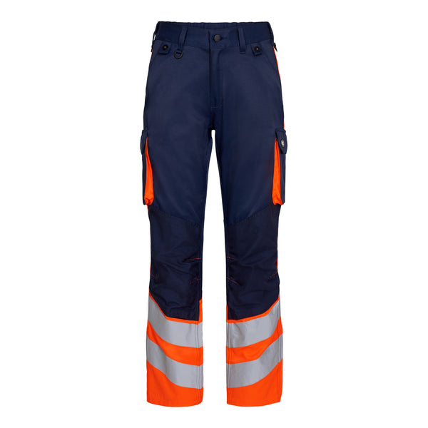 Engel 2547-319 Safety Light Trousers - Blue Ink/Hivis Orange