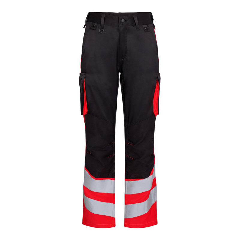 Engel 2547-319 Safety Light Trousers - Black/Hivis Red
