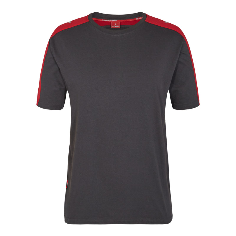 Engel 9810-141 Galaxy T-Shirt - Anthracite Grey/Tomato Red