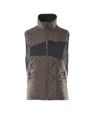 Winter Gilet. Dark Grey. Contains recycled materials. Water-repellent. CLIMASCOT® Lightweight Insulation.