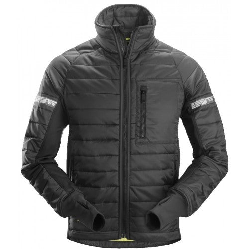 Snickers 8101 AW 37.5 Insulator Jacket.  Black. Versatile insulated work jacket offering smooth warmth and comfort in cold conditions.