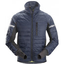 Snickers 8101 AW 37.5 Insulator Jacket.  Navy. Versatile insulated work jacket offering smooth warmth and comfort in cold conditions.