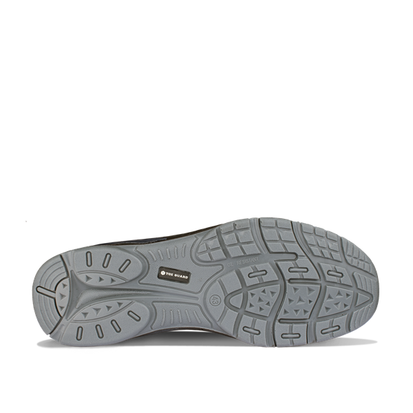 Snickers Toe Guard Runner. Toe Guard Runner is a metal free safety shoe. Size: 36-48. Sole View.