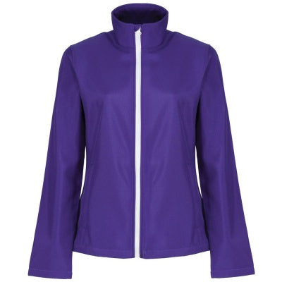 Regatta TRA629 Womens Ablaze Printable Softshell VibPrple(Bk)