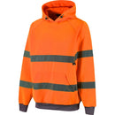 Traega TSW13 Hi Vis Hooded Sweatshirt