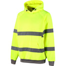 Traega TSW13 Hi Vis Hooded Sweatshirt