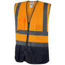 Traega TWC05 Executive Two-Tone Hi Vis Waistcoat