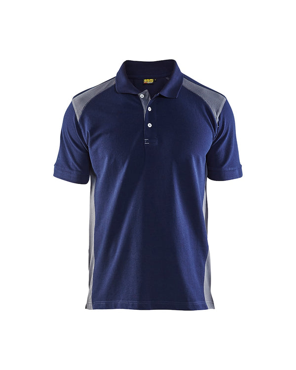 Blaklader 3324 Polo Shirt Navy Blue/Grey