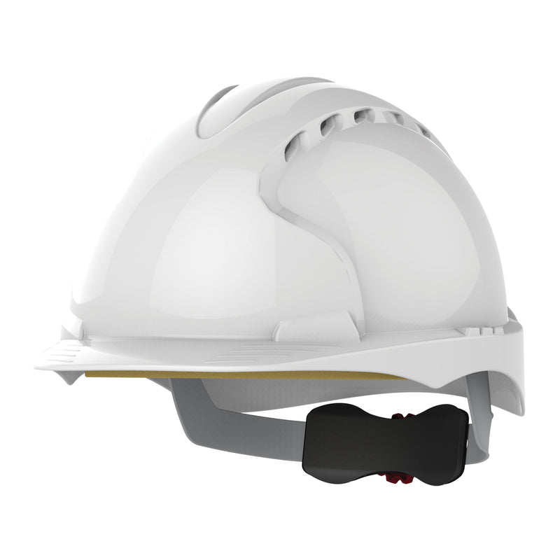 EVO®3 Safety Helmet - Wheel Ratchet - Vented - White