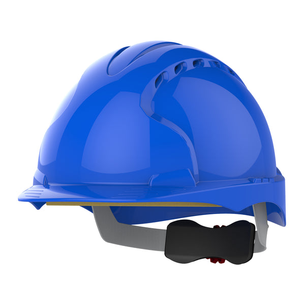 EVO®3 Safety Helmet - Wheel Ratchet - Vented - Blue