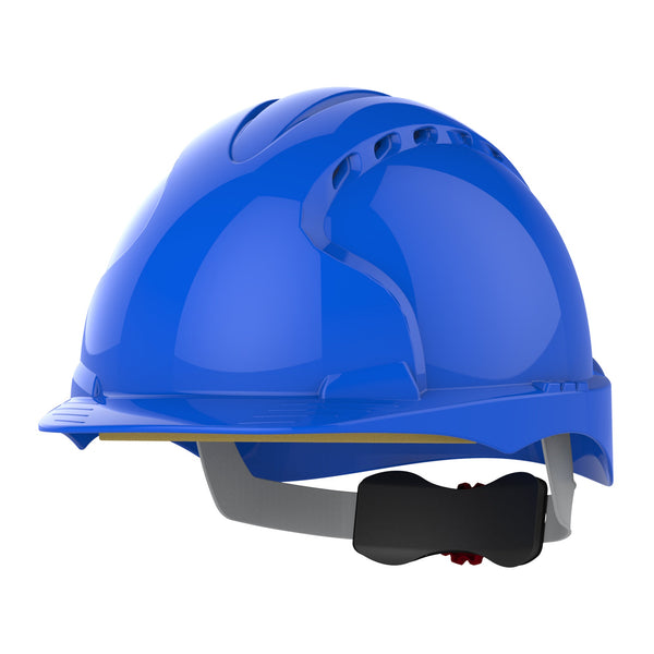 EVOÂ®3 Safety Helmet - Wheel Ratchet - Vented - Blue