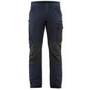 Blaklader 4-Way-Stretch Service Trousers 1422 - Dark Navy / Black