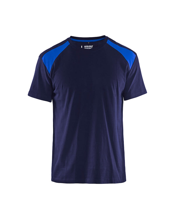 Blaklader 3379 T-Shirt Navy Blue/Corn Blue