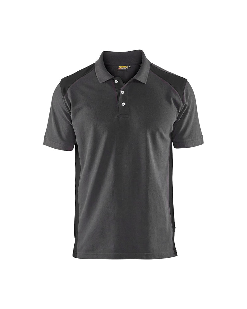 Blaklader 3324 Polo Shirt Mid Grey/Black