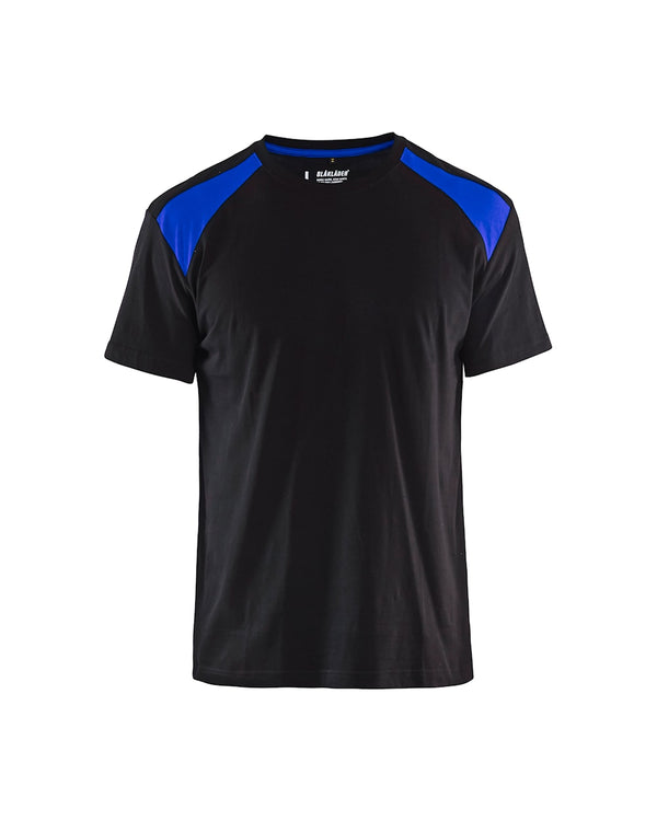 Blaklader 3379 T-Shirt Black/Cornflower Blue