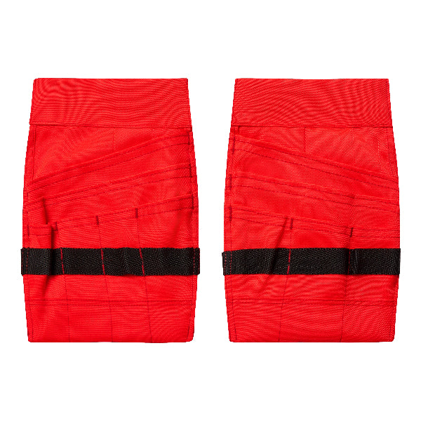 Hi-Vis Red Engel Hanging Tool Pockets, detachable tool pouches