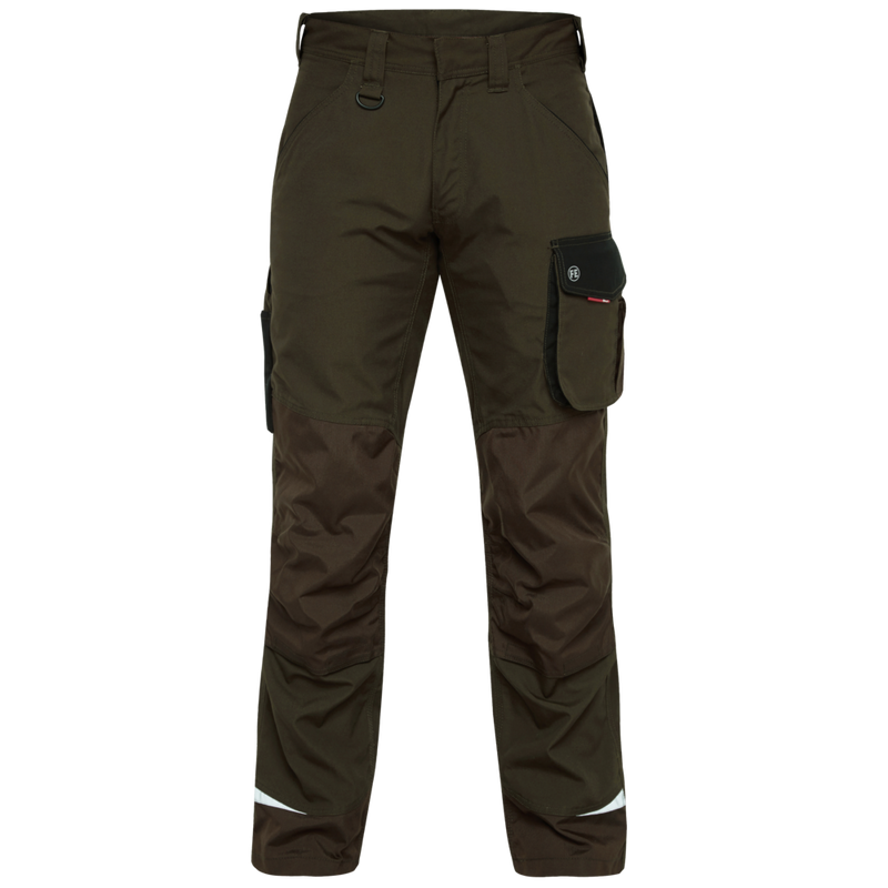 Engel 2810-254 Galaxy Work Trousers - Forest Green/Black