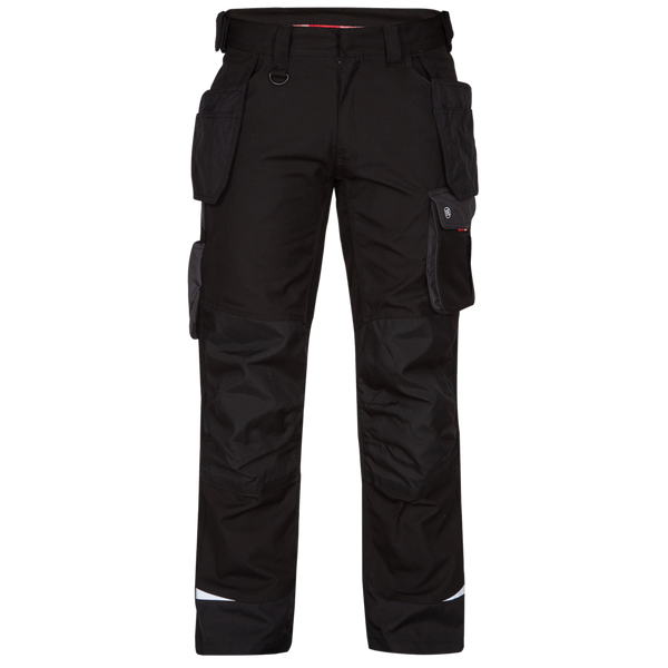 Engel 2811-254 Galaxy Work Trousers with Hanging Tool Pockets - Black/Anthracite grey