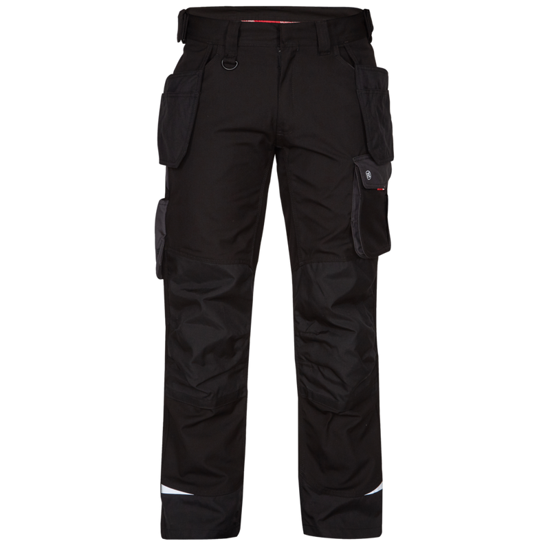 Engel 2811-254 Galaxy Work Trousers with Hanging Tool Pockets - Black/Anthracite grey