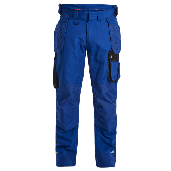 Engel 2811-254 Galaxy Work Trousers with Hanging Tool Pockets - Surfer Blue/Black
