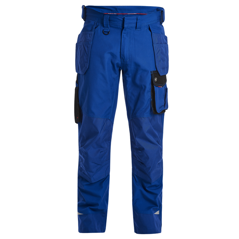 Engel 2811-254 Galaxy Work Trousers with Hanging Tool Pockets - Surfer Blue/Black