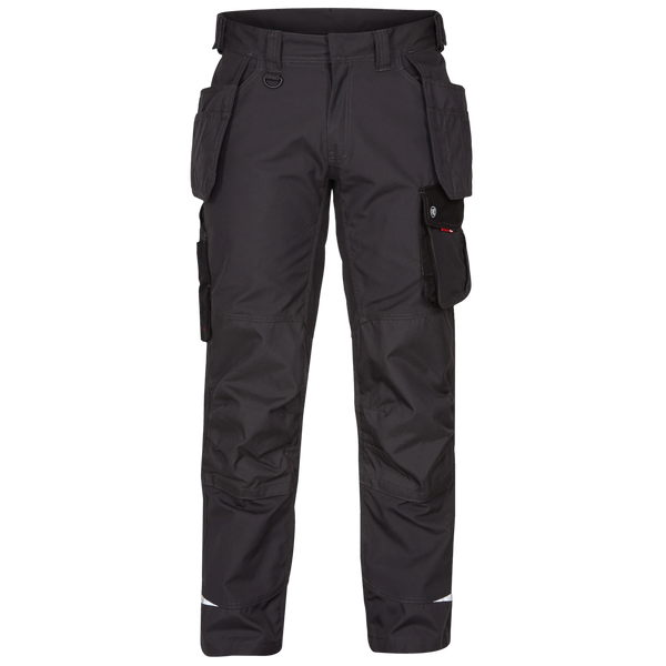 Engel 2811-254 Galaxy Work Trousers with Hanging Tool Pockets - Anthracite Grey/Black