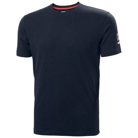 Helly Hansen Kensington T-Shirt 79246 in navy, front view.