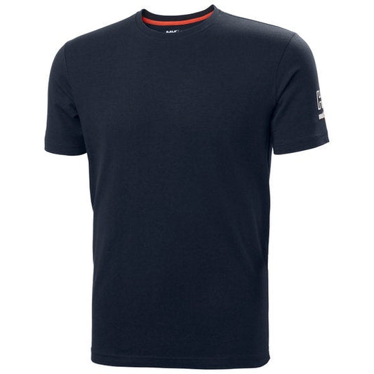 Helly Hansen Kensington T-Shirt 79246 in navy, front view.