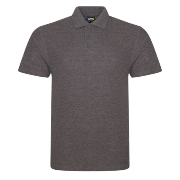 Pro RTX Polo in charcoal, front view