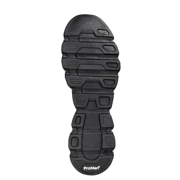 Rockfall PM4010 work trainer with fibreglass toe protection and slip-resistant sole.